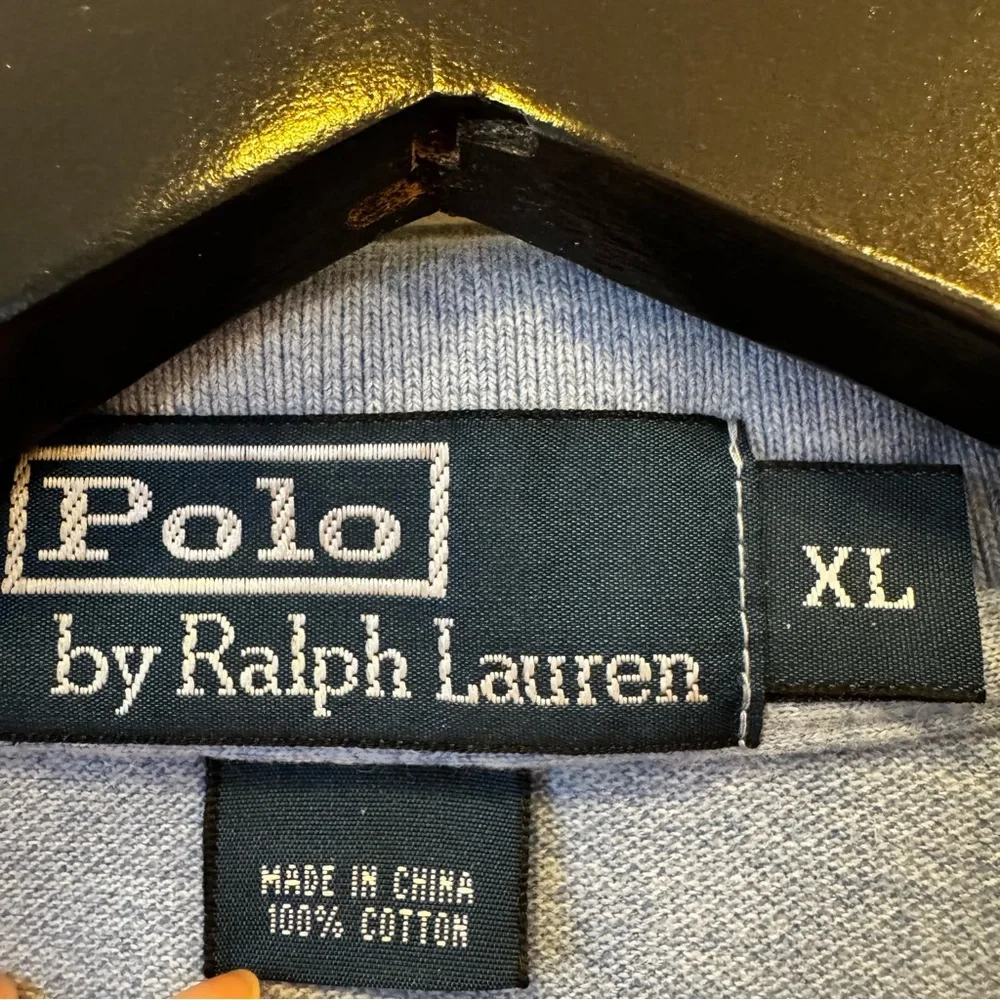 Polo‎ Ralph Lauren Classic Blue Polo Shirt. Size Xl
